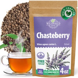 4 oz. Chaste Tree Berry Сhasteberry Tea Chaste Tree Berry Tea Herb (Vitex Agnus-Castus) - 113g Herbal Vitex Sauzgatillo