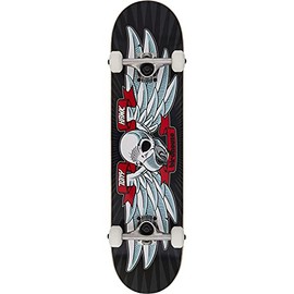 Birdhouse Skateboards Hawk Flying Falcon Black Mid Complete Skateboards - 7.5" x 29.5"
