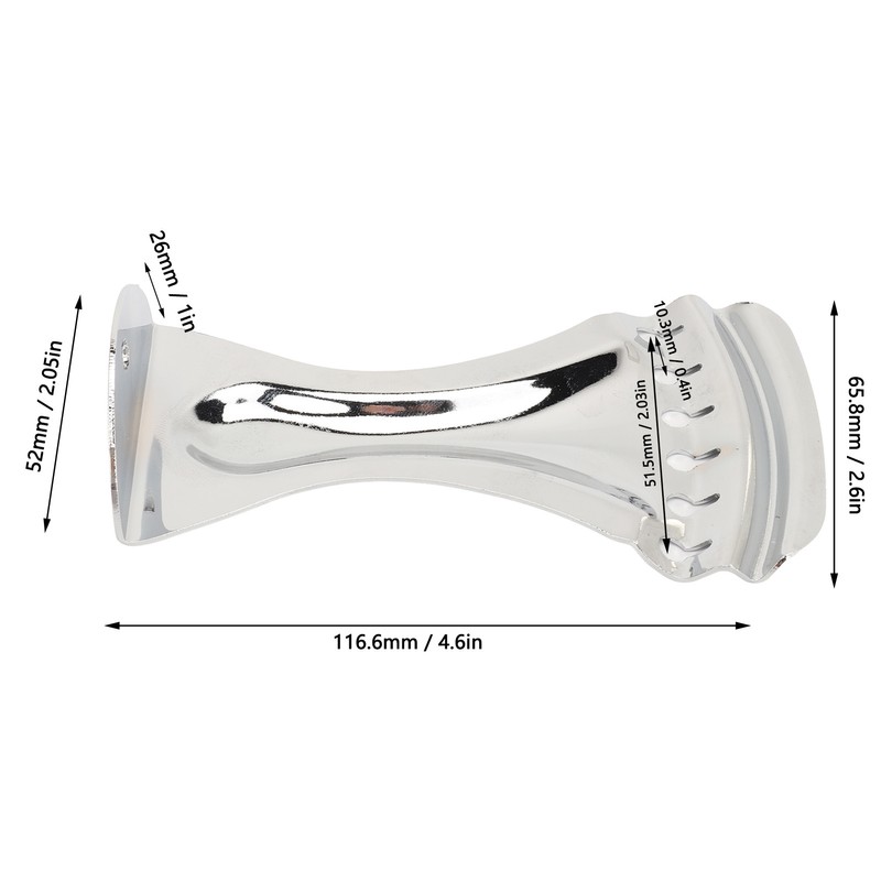 Guitar Tailpiece with Mounting Holes Zinc Alloy Tailpiece Replacement for