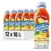 Snapple Zero Sugar Half 'n Half Tea, 16 fl oz