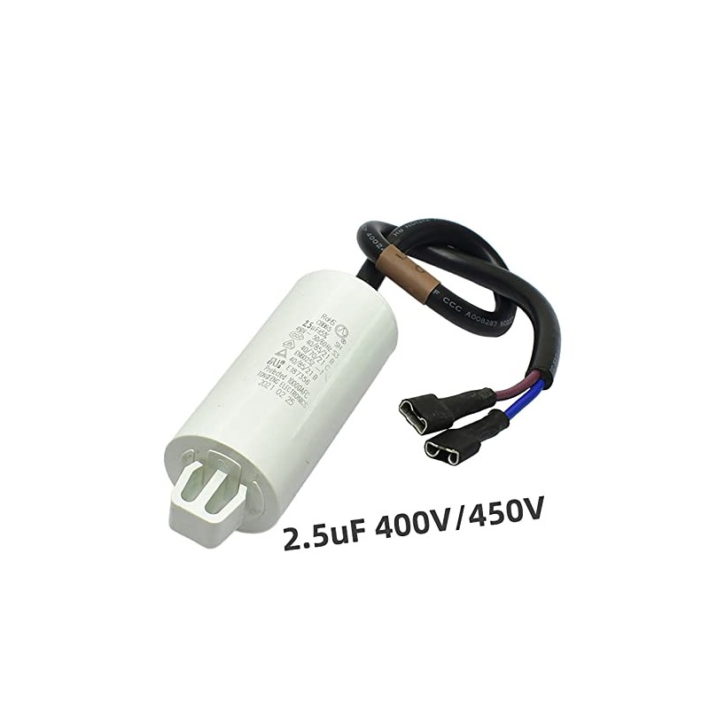 NUHFUFA TY-QZ-109 Starter+2.5uF Capacitor Overload Overheat Protector Refrigerator Relay Accessories