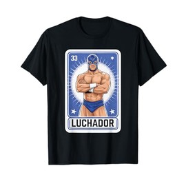 Lucha Libre Mask Luchador Wrestler Mexican Wrestling T-Shirt