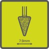 RYOBI Corundum Grinding Tip 7.5mm Set of 2 RAR505