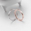 083 Base Women's Ring Cut Ring Titanium 2mm 1.2g Pink