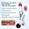 Febble Labial Dual Tinta Peel Off Y Gloss Cristalino 2en1