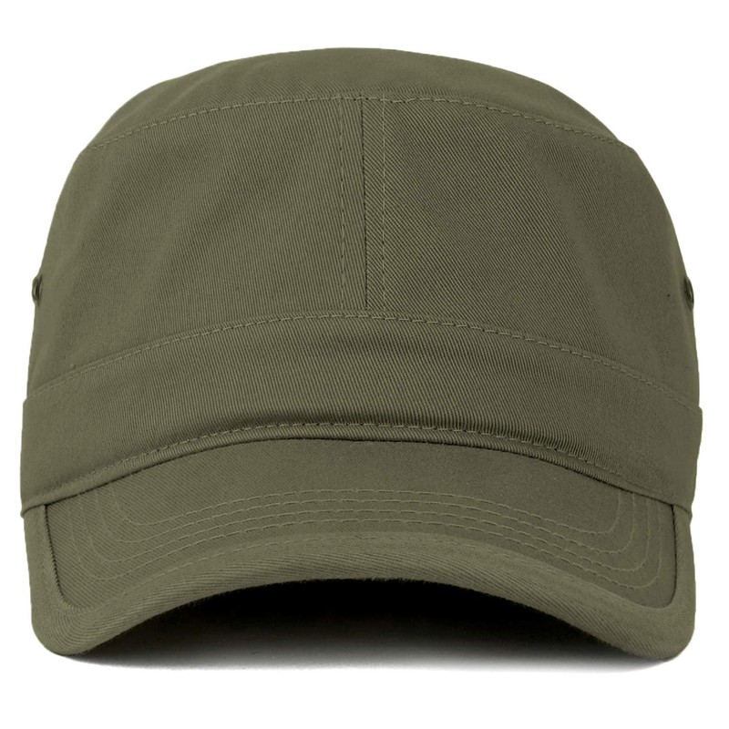 Trendy Apparel Shop - Gorra de estilo militar de gran