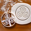 Set of 3 Nordic Runes Cookie Cutters (Celtic Tortoise Knot,