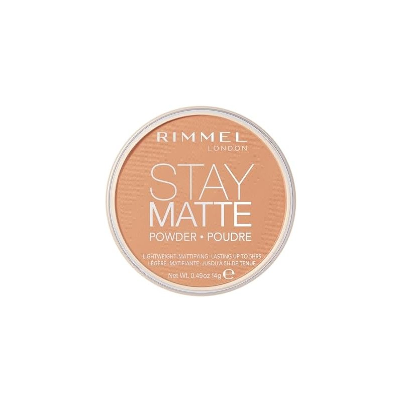 Rimmel Stay Matte Pressed Powder, Nude, 0.47 Fluid Ounce