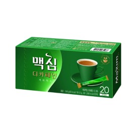 DONG SEO Maxim Decaf Instant Coffee Mix Pack of 20 Premium Coffee Just Add Hot Water