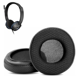 Pla Ear Pads, HAIZEEN Ear Pads Compatible with Turtle Beach Ear Force PLa Gaming Headphones Ear Pads Replacement Cushion (Breathable Leather/Durable Fabric and Memory Foam)
