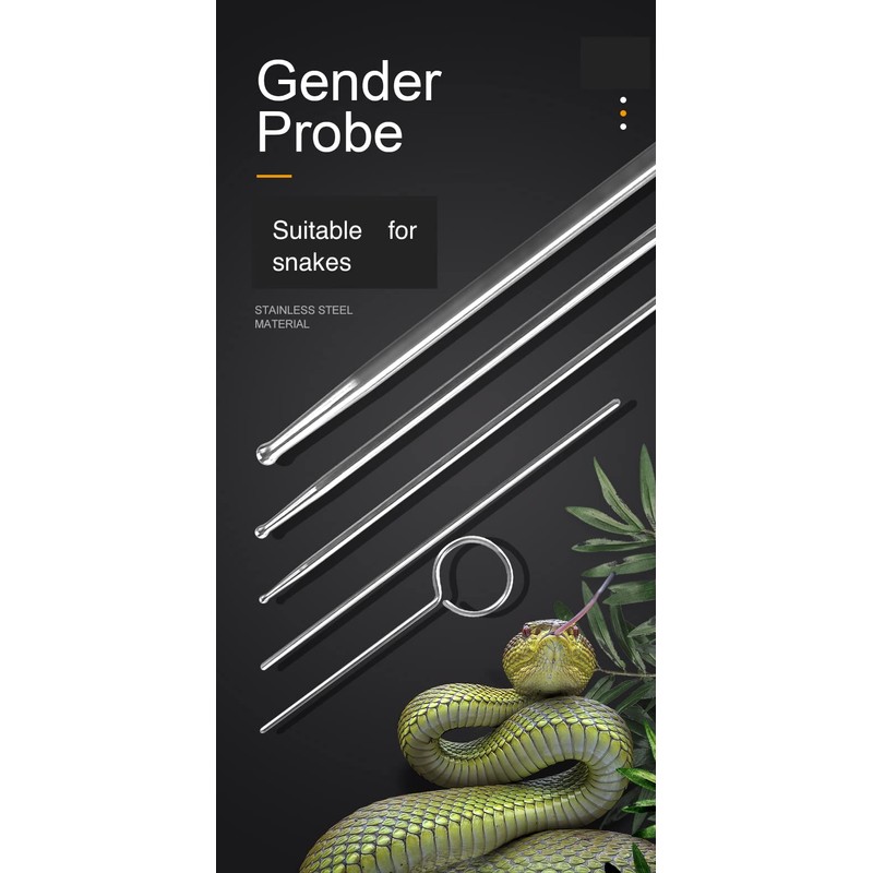 Abu I Pet Professional Reptiles Ball Tip Snake Sexing Kit