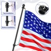 FLAG WIN Aluminum Alloy Flagpole Ring Set with Bearings 2