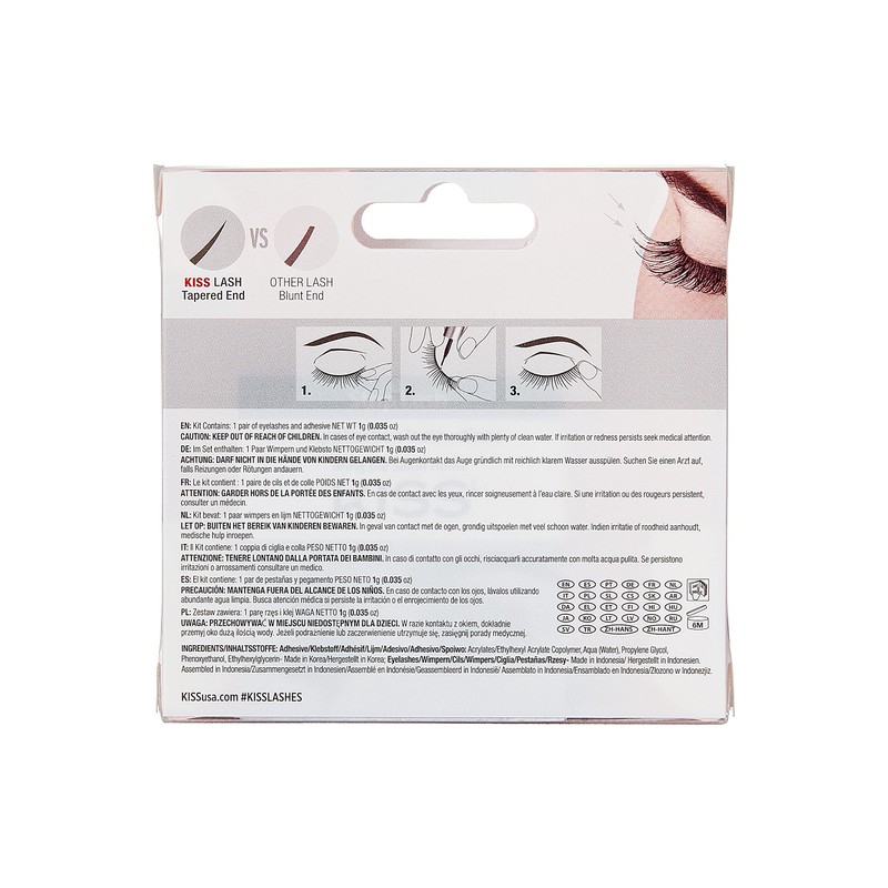 KISS Look So Natural Collection 1 Pair of False Eyelashes