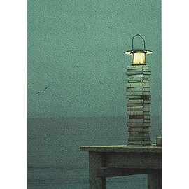 'Post Card A6 2858 Lighthouse, possibly the Writer. Artist: Quint Book Wood • Fantastik