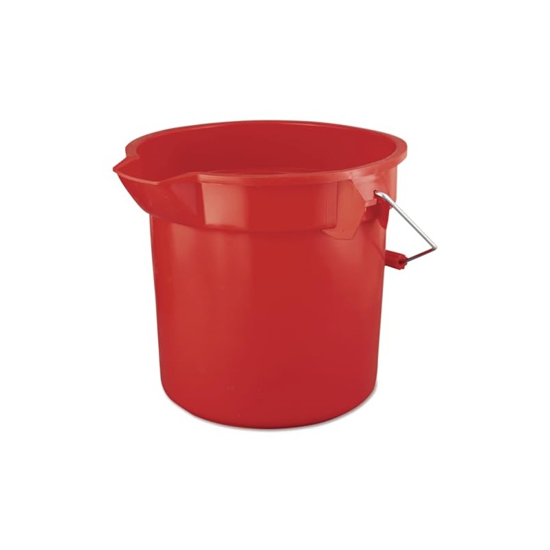 ラバーメイド(Rubbermaid)BRUTEバケツ (L) 13.2Lレッド FG261400RED