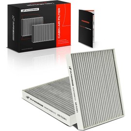 A-Premium - Filtro de aire de cabina de 2 piezas con carbón activado compatible con Hyundai Accent 2018-2022, Elantra 2017-2020, Elantra GT y Kia Forte 2019-2023, Forte5, Rio 2018-2023 - Reemplazo