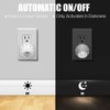 Emotionlite Plug-in Night Lights, Neutral White LED Nightlight, 360° Rotation,