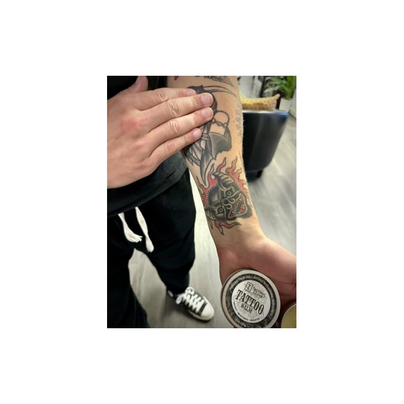 Taconic Bálsamo para tatuajes ultrahidratante: curación totalmente natural para tatuajes