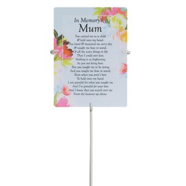 in Memory of Mum Waterproof Graveside Memorial Card and Weatherproof 30cm Card Holder