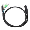 Electric Bike Motor Extension Cable M6 Female 9 Pin Waterproof