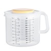 HUANIZI 1 x 2.5L Mixing Bowl with Lid, Transparent Mixing