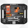 ELAFROS Tool Creeper Rolling Tool Tray With 4 Swivel Casters