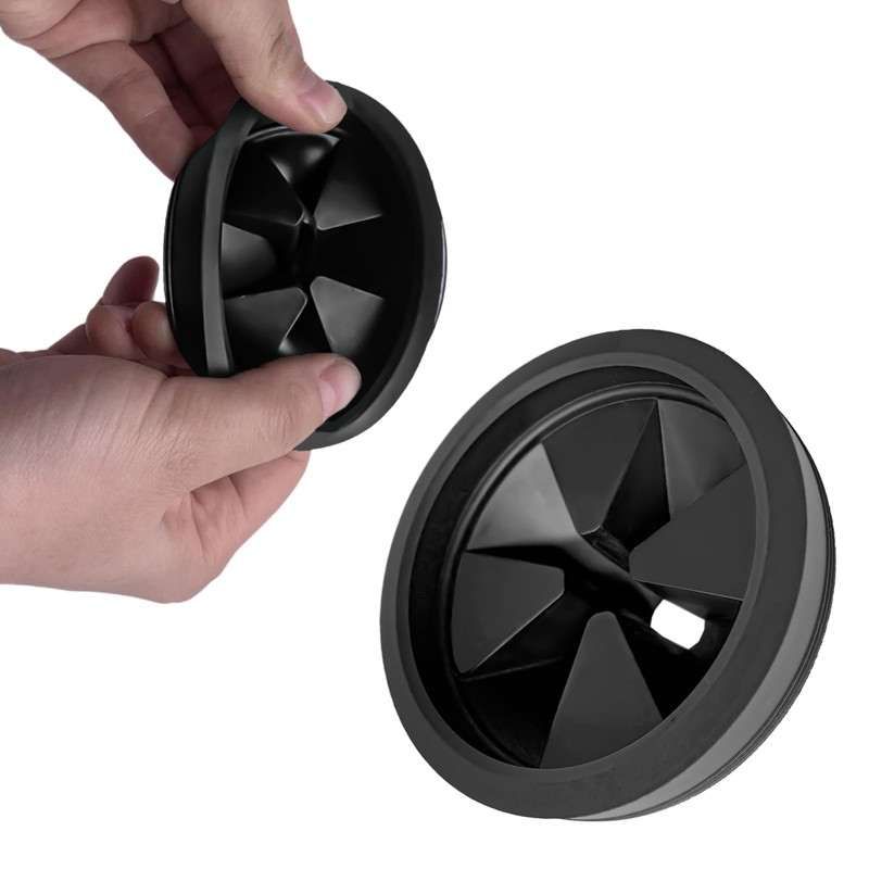 2pcs 3 1/8 Inch Garbage Disposal Sink Baffle Splash Guard,