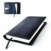 Pebblee Book Cover, Paperboard Books, Novel Size, Cowhide Leather, Double-Closed,