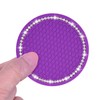 Bling Car Coasters, Wisdompro 4 Pack PVC Car Cup Holder