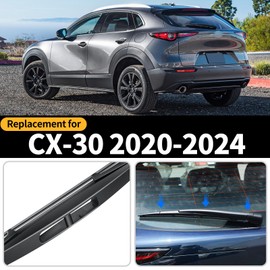 Replacement for 2020 2021 2022 2023 2024 Mazda CX-30 CX30 Rear Windshield Wiper Blade and Arm Set