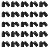 Ieron 50pcs Rubber End Caps Vinyl Round Tube Bolt Cap