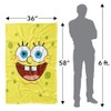 LOGOVISION Spongebob Blanket, 36"x58" Spongebob Goofy Smile Face Fleece Blanket