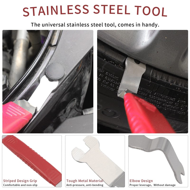 Wetado Auto Trim Removal Tools Kit, 9pcs Car Door Panel