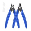 LBOKLING 5 Inch Micro Flush Cutter, 2 Pack Small Wire