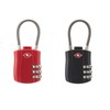 TSA Approved Cable Luggage Locks for Laptop Backpack, Re-settable Combination,