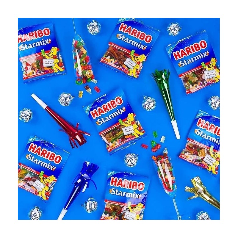 Haribo Starmix Gummi Candy, 4 oz [Pack of 6]