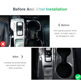 GAFAT Hyunda-i Tucson NX4 2021-2024 (Fully Automatic Button) Gear Change Protection Sticker, Tucson 2023 Sticker Interior Strips Interior Decoration Anti-Scratch