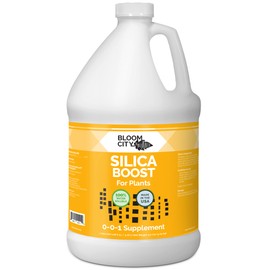 Bloom City Liquid Silica Boost Fertilizer and Supplement, Gallon (128 oz) Concentrated Makes 750 Gallons
