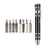 8 in 1 Screwdriver, Black Multitool Pocket Pen Screwdriver Portable
