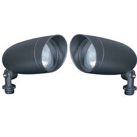 Nuvo Lighting - One Light PAR20 120 Volt Die Cast Aluminum Durable Outdoor Landscape Security Lighting Flood, Dark Bronze (2 Pack)