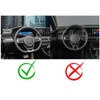 Steering Wheel Trim Decoration Carbon Fiber Style Interior Steering Wheel