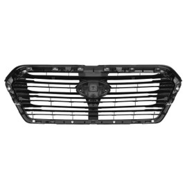 KUAFU Front Bumper Grille Compatible with 2019-2022 Subaru Ascent Grill Gloss Black Trim Plastic(ABS)