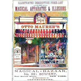 Magic Tricks Illusions Shop Bowery New York Art on Refrigerator Magnet