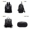 Puwuzixi Women Backpack Waterproof Anti-Theft Lightweight PU Fashion Travel Multipurpose