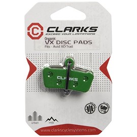 Clarks VX859C Organic Disc Brake Pads for Avid Xo Trail, Silver