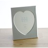 Sixtrees Romeo Heart Shaped silver plated photo frame for a