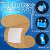 100 Pcs Spot Bandages Flexible Fabric Adhesive Knuckle Fingertip Bandages