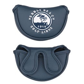 Golf Headcover Putter Cover Magnetic Odyssey Red Small Size Fits Center Shaft US Stab Tree (Navy)