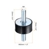QUARKZMAN Pack of 8 M8 x 23 mm Rubber Buffer