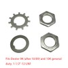 xyocx Replacement K71-367-00-RP 1-1/2" Trailer Spindle Washer Nut Kit fits